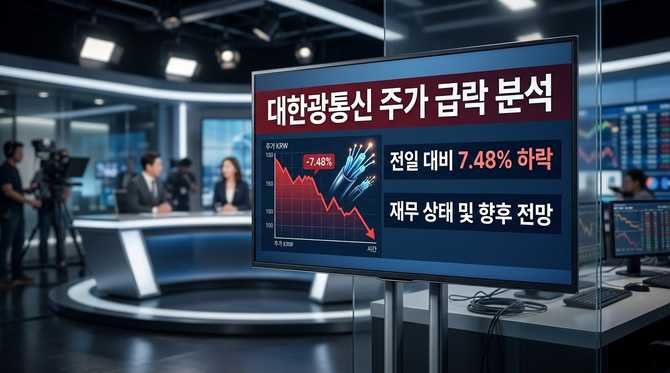 대한광통신 급락 원인과 향후 주가 전망은 무엇일까