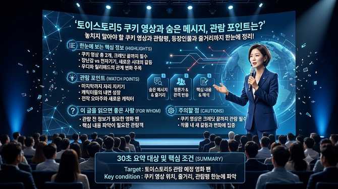 토이스토리5 쿠키 영상과 숨은 메시지, 관람 포인트는?