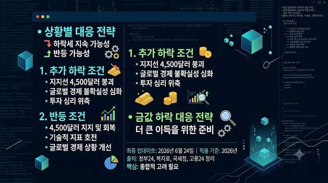 금값 하락, 지금 대응 전략 세우면 더 이득 볼 수 있을까?