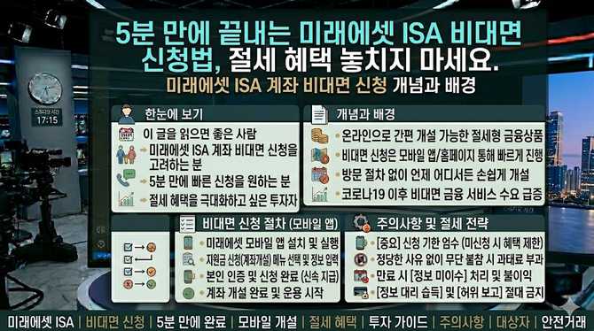분 만에 끝내는 미래에셋 ISA 비대면 신청법, 절세 혜택 놓치지 마세요