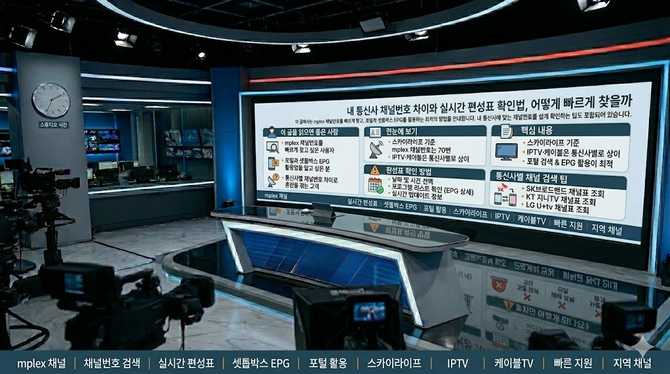 내 통신사 채널번호 차이와 실시간 편성표 확인법, 어떻게 빠르게 찾을까