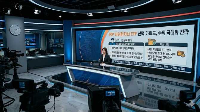 IRP 비위험자산 ETF 선택 가이드, 배당률·환헤지 전략으로 수익 극대화하는 법