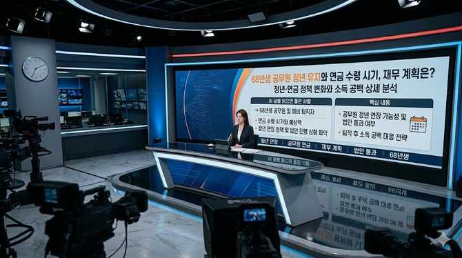 년생 공무원 정년 유지와 연금 수령 시기, 내 재무 계획은 어떻게 세우면 될까