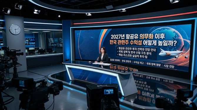 년 항공유 의무화 이후 한국 관련주 수익성 어떻게 높일까