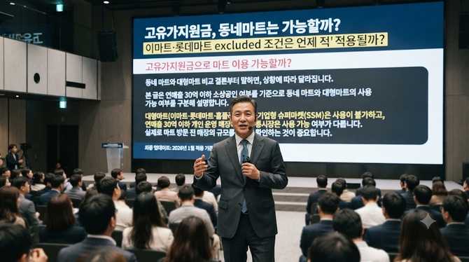 고유가지원금, 동네마트는 가능할까? 이마트·롯데마트 excluded 조건은 언제 적용될까?