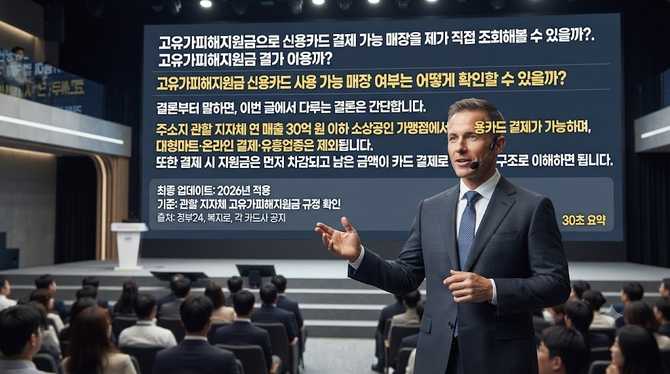 고유가피해지원금으로 신용카드 결제 가능 매장을 제가 직접 조회해볼 수 있을까?