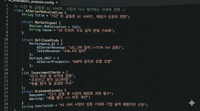 시간 외 급등한 AI 서버주, 시장이 다시 평가하는 이유와 전망