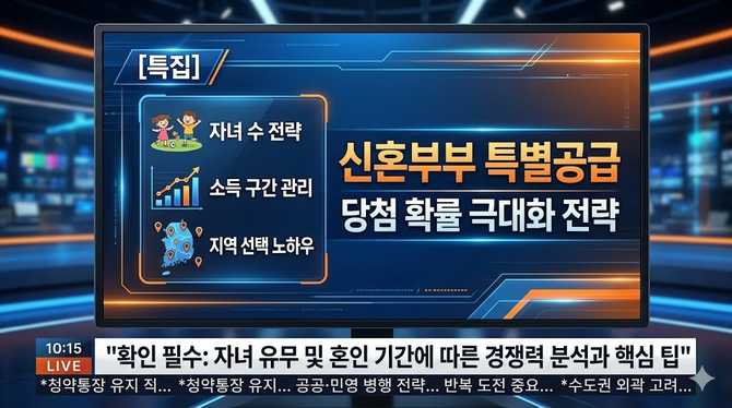 신혼부부 특별공급 당첨 확률 높이는 전략과 핵심 팁