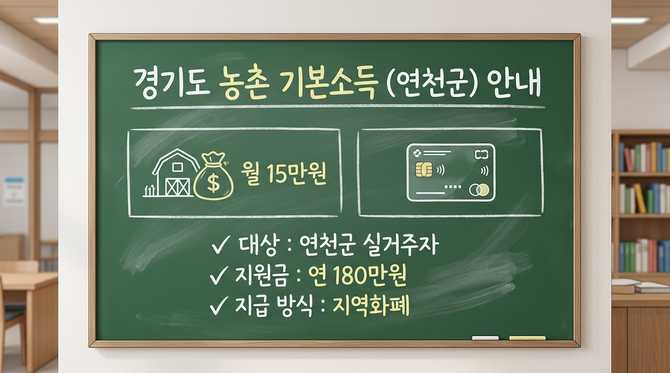 경기도 연천군 전입 혜택과 농촌 기본소득 지원 방법 안내