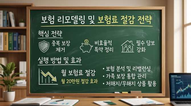 보험 리모델링으로 월 보험료 20만 원 절감하는 실전 전략