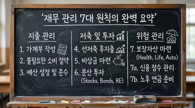 개인 재테크 성공을 위한 필수 원칙 7가지 가이드