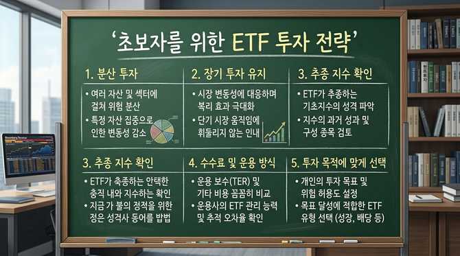 초보자를 위한 ETF 투자 전략 가이드: 핵심 5가지와 실수 방지법
