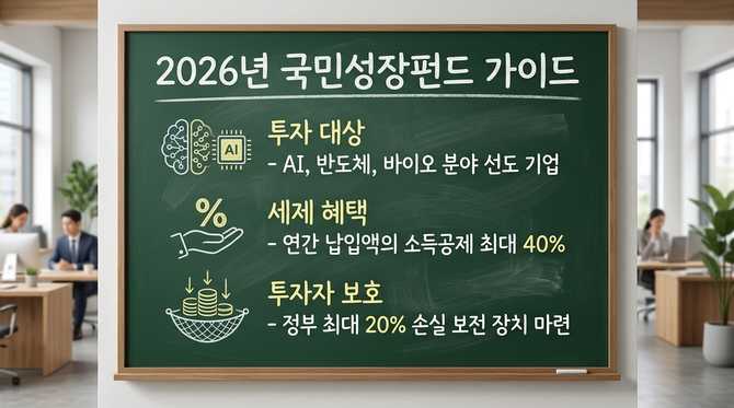 2026년 국민성장펀드 신청 방법과 세제 혜택, 수익성 분석