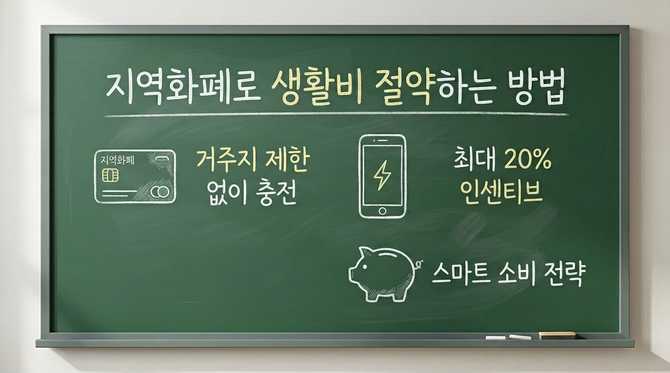 내가 거주지 아니어도 활용 가능한 지역화폐로 생활비 절약하는 방법
