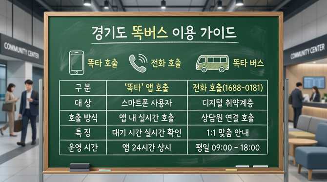 경기도에서 경험하는 택시 같은 버스 서비스, 똑버스의 모든 것