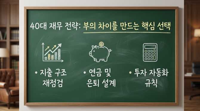 40대 재무 전략: 부자와 평범한 사람의 차이를 만드는 핵심 선택