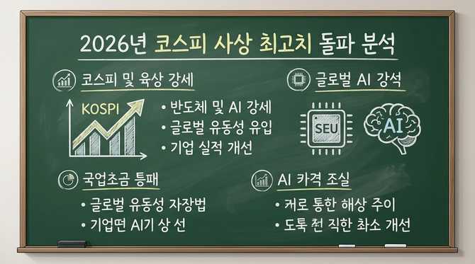 2026년 코스피 최고치 돌파 의미와 향후 전망 분석