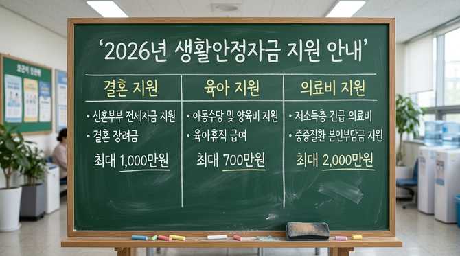 2026년 생활안정자금 조건·금리·신청 방법 총정리 — 최대 2,000만원 지원