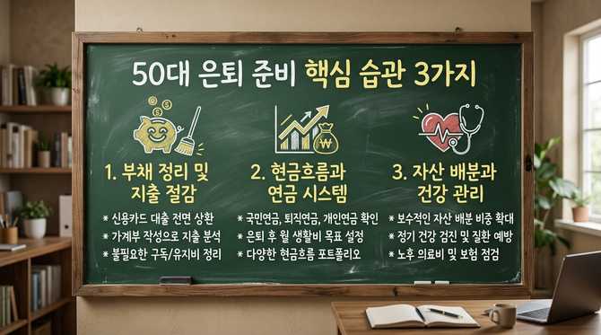 50대 은퇴 준비 핵심 습관 3가지로 부자와 빈곤층 차이 만들기