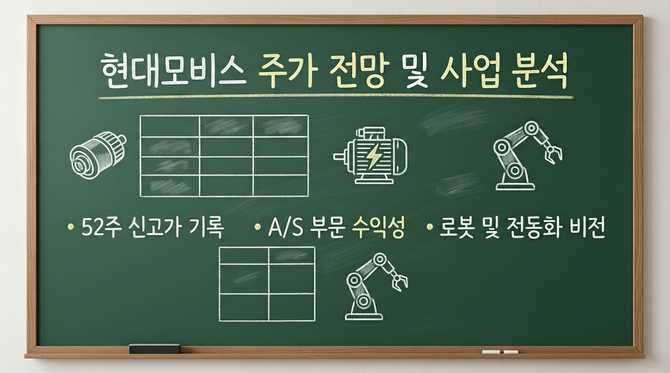 현대모비스 주가 전망과 52주 신고가 기록 배경 분석