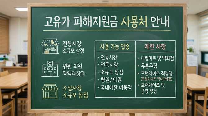 2026년까지 활용 가능한 고유가 피해지원금 사용처와 조건 총정리