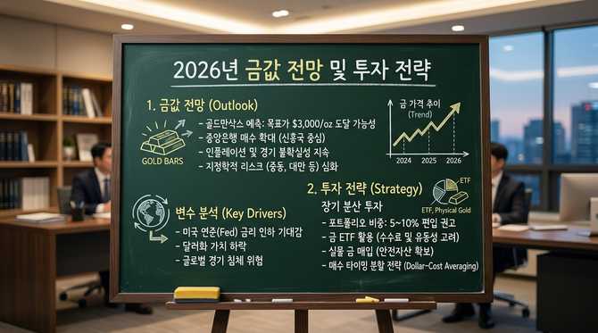 2026년 금값 전망과 골드만삭스 예측, 안전한 금테크 전략 가이드