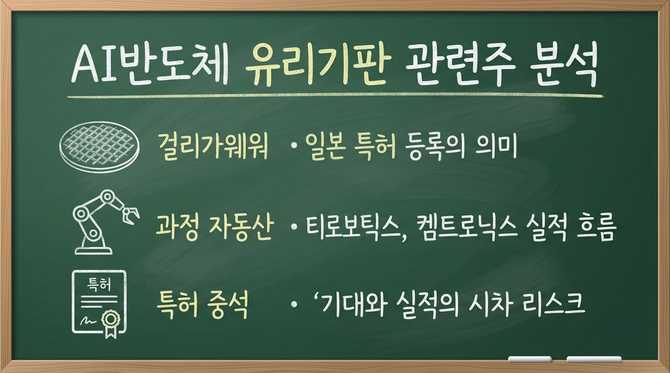 AI반도체 유리기판 관련주 분석: 일본 특허와 실적 기대의 진실