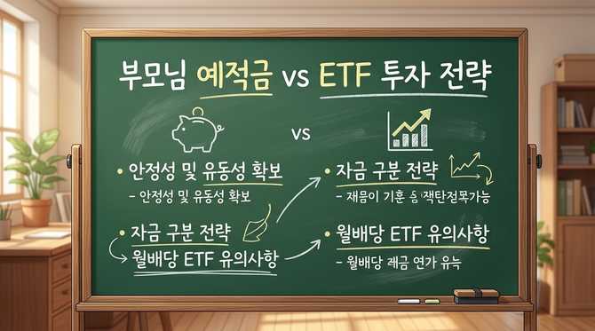 부모님 예적금 대신 ETF 투자, 진짜 효도 전략일까?