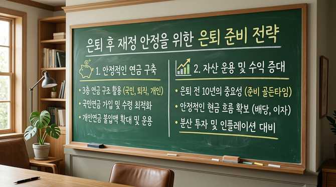 퇴직 후 재정 안정 위해 지금 시작하는 돈 관리 전략과 노후 준비