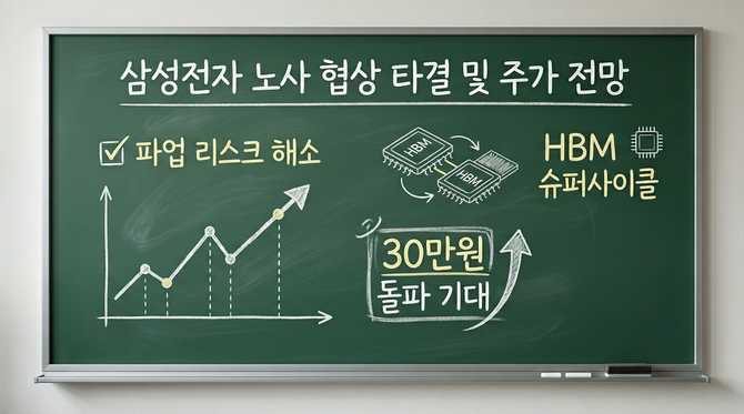 삼성전자 노조 협상 타결과 주가 전망: 30만 원 돌파 가능성은?