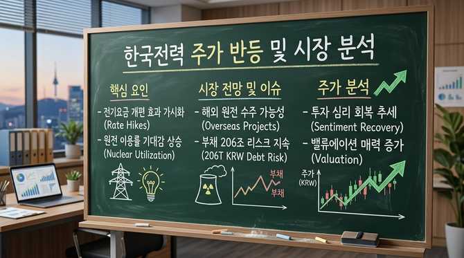 한국전력 주가 반등 분석: 전기요금 개편과 원전 기대 효과