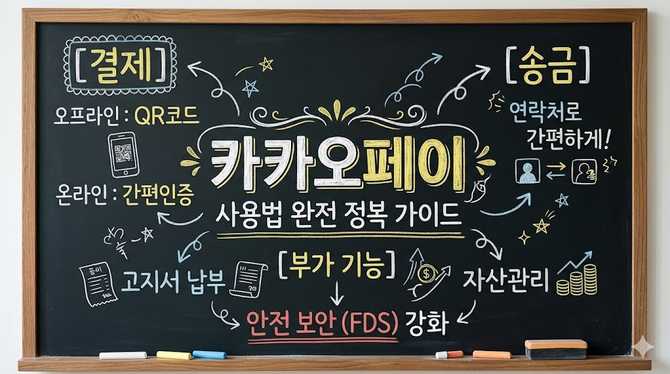 카카오페이 사용법과 결제·송금·부가 기능 완전 정복 가이드