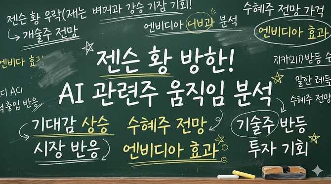 젠슨황 방한 기대감이 불러온 AI 관련주 움직임 분석