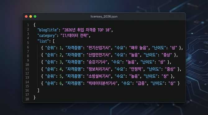 2026년 취업 성공을 위한 핵심 자격증 TOP 10과 전략 가이드