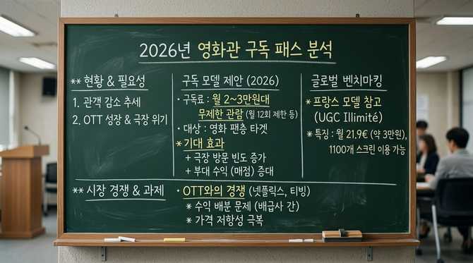 2026년 한국 영화관 구독형 패스 도입, 어떻게 달라질까?