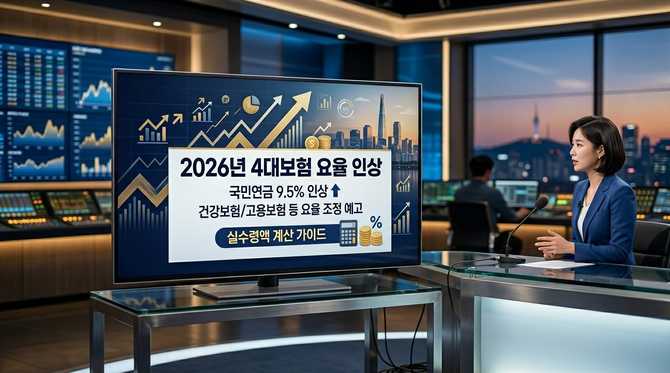 2026년 4대보험 요율 인상과 계산법: 실수령액 계산기 활용 가이드