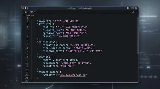 5세부터 18세까지 청소년과 장애인 대상, 태권도 학원비 월 10만원 지원받는 방법