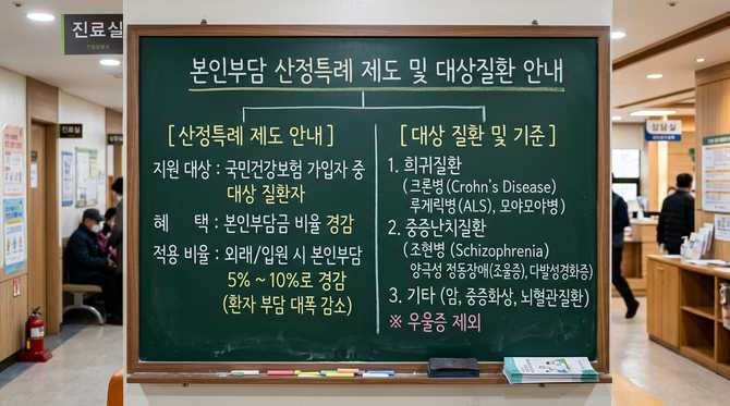 병원비 절감에 도움 되는 산정특례 제도, 어떤 질환이 해당될까?