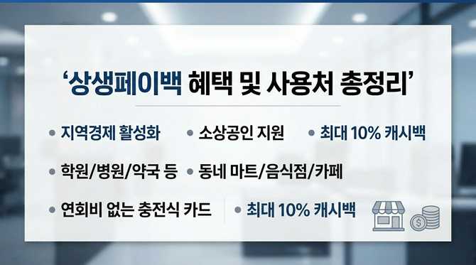 상생페이백이란 무엇이며, 혜택과 사용처, 주의사항 완벽 정리
