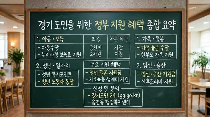 경기도민이 누릴 수 있는 정부지원금과 혜택 총정리 (2026년 기준)