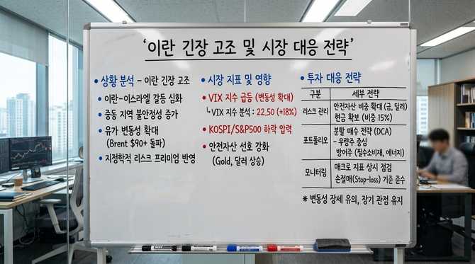이란 공격 공포지수 급등 시 주식시장 대응법과 변동성 관리 전략