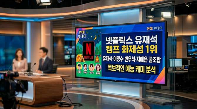 넷플릭스 '유재석 캠프' 출연진과 화제성 분석