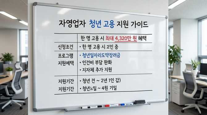 자영업자를 위한 정부 지원금, 직원 1명 채용에 최대 4,320만원 혜택 받기