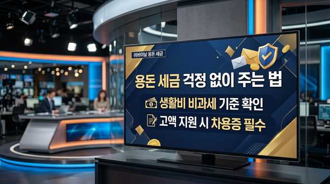 어버이날 용돈 세금 걱정 없이 보내는 방법과 차용증 활용 가이드