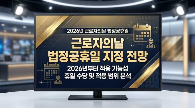 2026년 근로자의날 법정공휴일 여부와 적용 변화 총정리