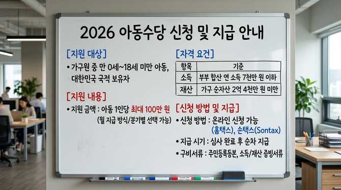 2026년 자녀장려금 지급일과 신청 조건, 최대 100만원 받는 방법 안내