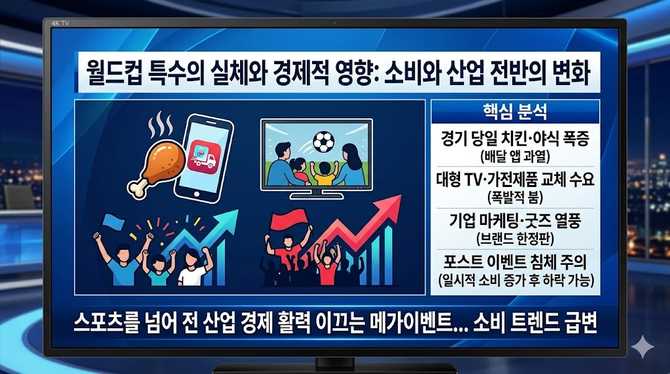 월드컵 특수의 실체와 경제적 영향: 소비와 산업 전반의 변화