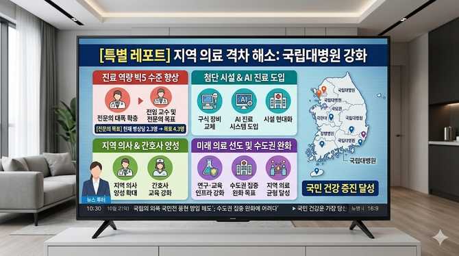 지역 의료 격차 해소를 위한 국립대병원 강화 방안과 정책