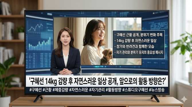 구혜선 14kg 감량 후 자연스러운 일상 공개, 앞으로의 활동 방향은?