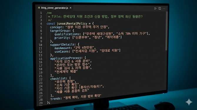 전세임대 지원 조건과 신청 방법, 정부 정책 최신 동향은?